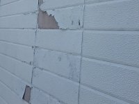 外壁の破損